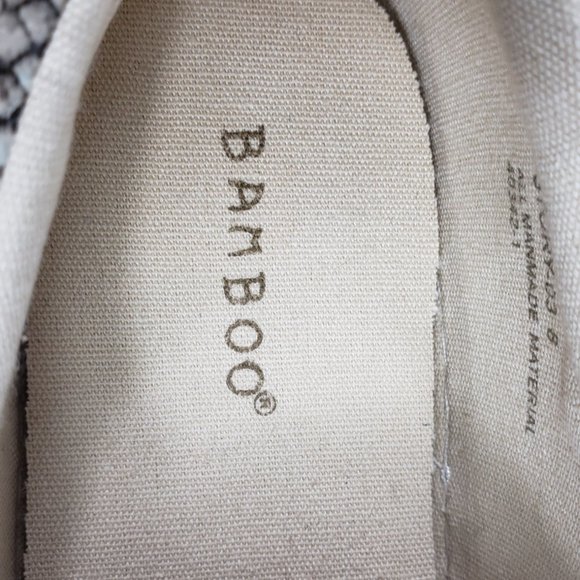 Women’s BAMBOO SNAKE PRINT FASHION  SNEAKER SIZE 8 - Picture 7 of 9